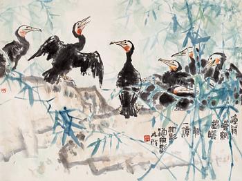 Lin Kai, Cormorants.