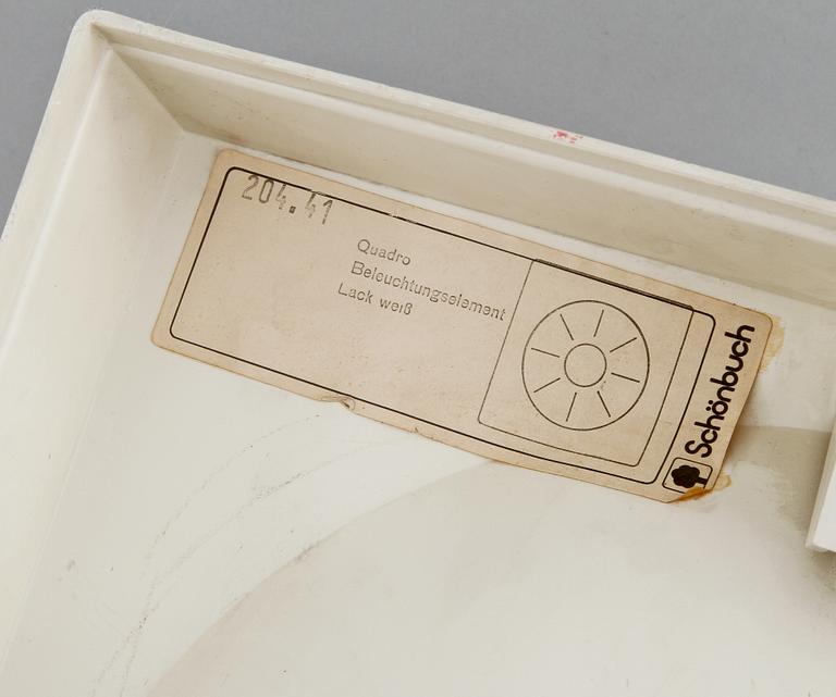 SPEGEL samt LAMPOR, 2 st, Schönbuch, Tyskland, 1900-talets andra hälft.