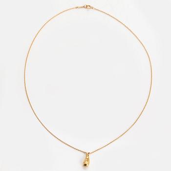 Tiffany & Co, Elsa Peretti, an 18K gold 'Teardrop' necklace.