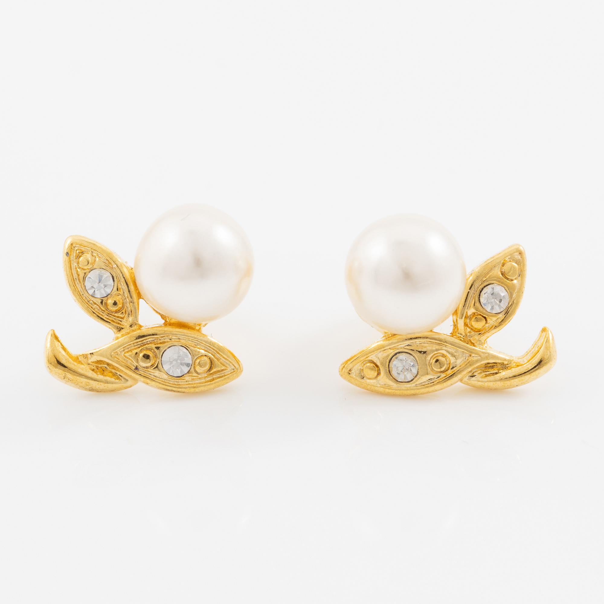 Pierre Cardin, earrings, 6 pairs. Vintage.