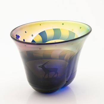 Bertil Vallien, Vase, Kosta Boda.