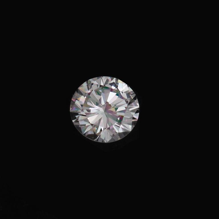 BRILJANTSLIPAD DIAMANT, infattad, 0.74 ct.