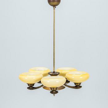 Paavo Tynell, a 1930's '1376/5' chandelier for Taito.