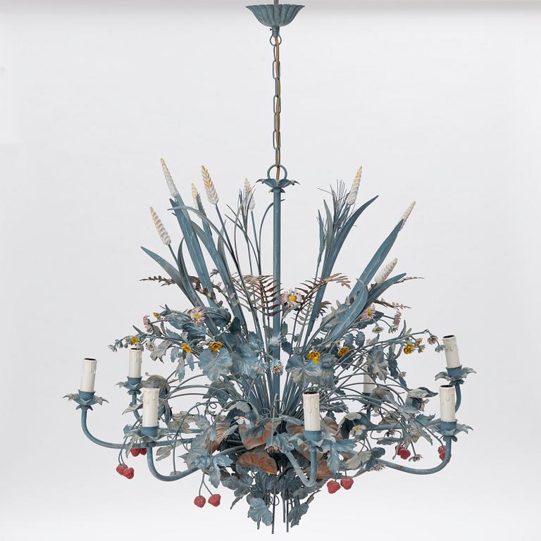 A chandelier, probably Italy, second half of the 20th Century.