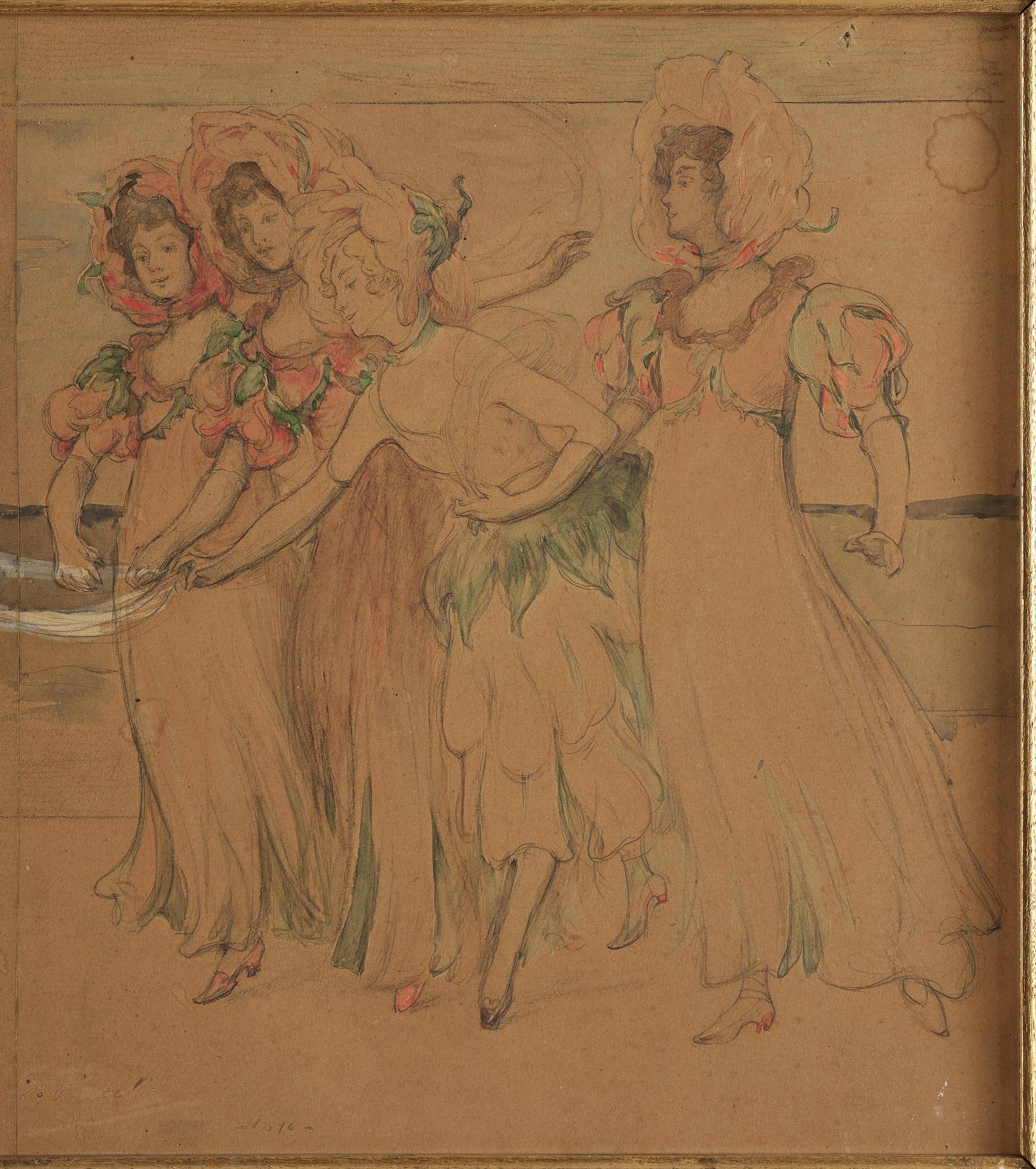 Georg Pauli/Hanna Hirsch-Pauli, Festival procession.