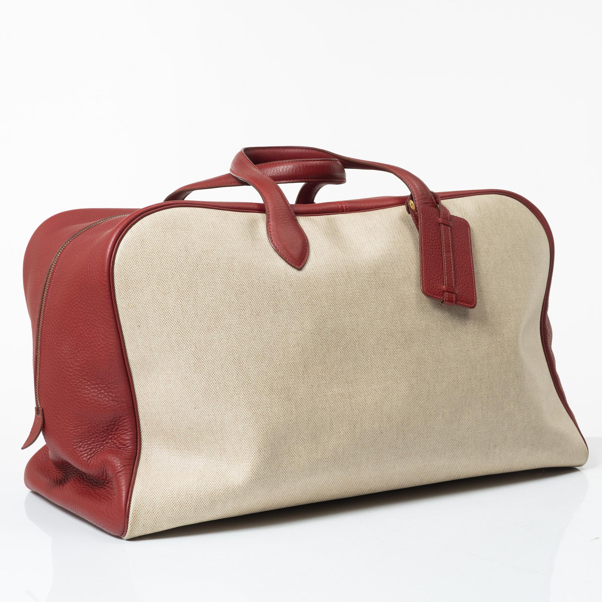 Hermès, weekend bag, "Boston bag Victoria 50".