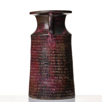 Stig Lindberg, a stoneware floor vase, Gustavsberg studio, Sweden 1967.