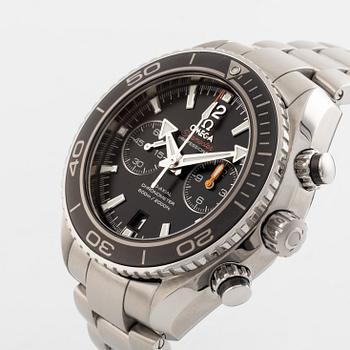 Omega, Seamaster, Planet Ocean 600M, chronometer, wristwatch, chronograph, 45,5 mm.