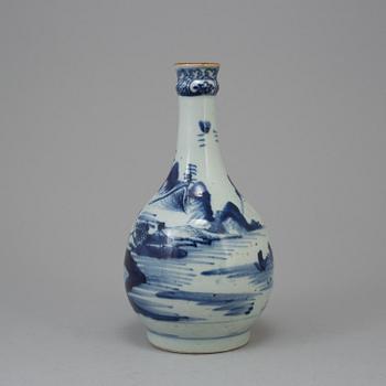 A 19TH CENTURY PORCELAIN VASE.