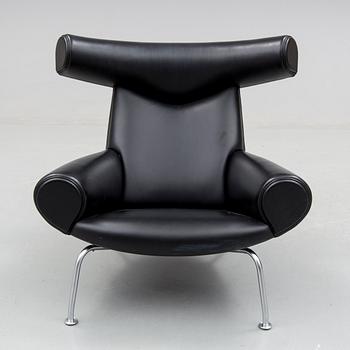 FÅTÖLJ, "Ox-chair",  Hans J Wegner, Erik Jörgensen, Danmark, modellen lanserad 1961.