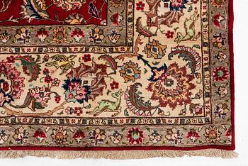 Carpet, Tabriz, approx. 386 x 280 cm.