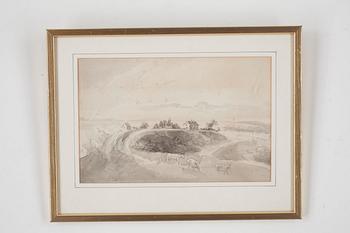 Elias Martin, Landskap med hus och boskap.