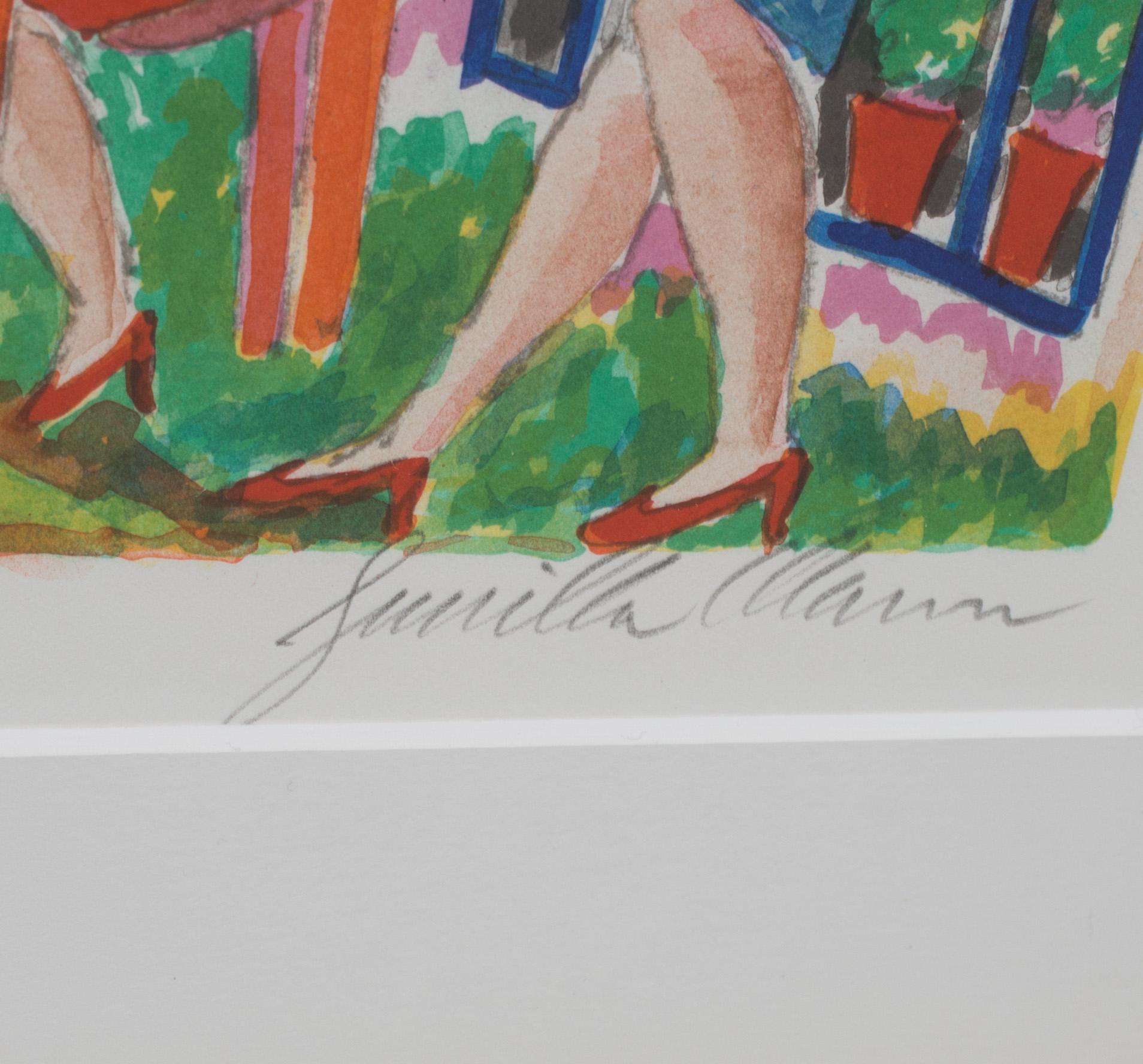 GUNILLA MANN, litografi, signerad och numrerad 250/360.