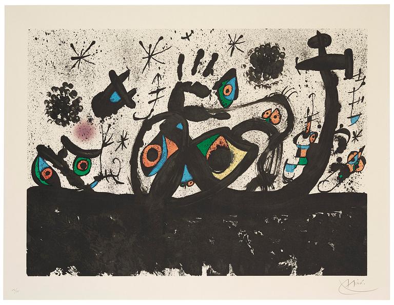 Joan Miró, From: "Hommage à Joan Prats".