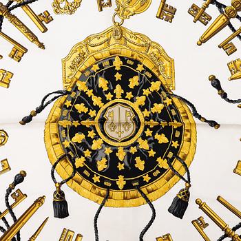 Hermès, a 'Les Clés' scarf.