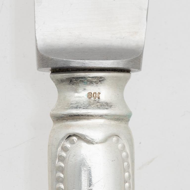 Bestickuppsättning, 80 delar, silver, Tyskland, 1900-tal.