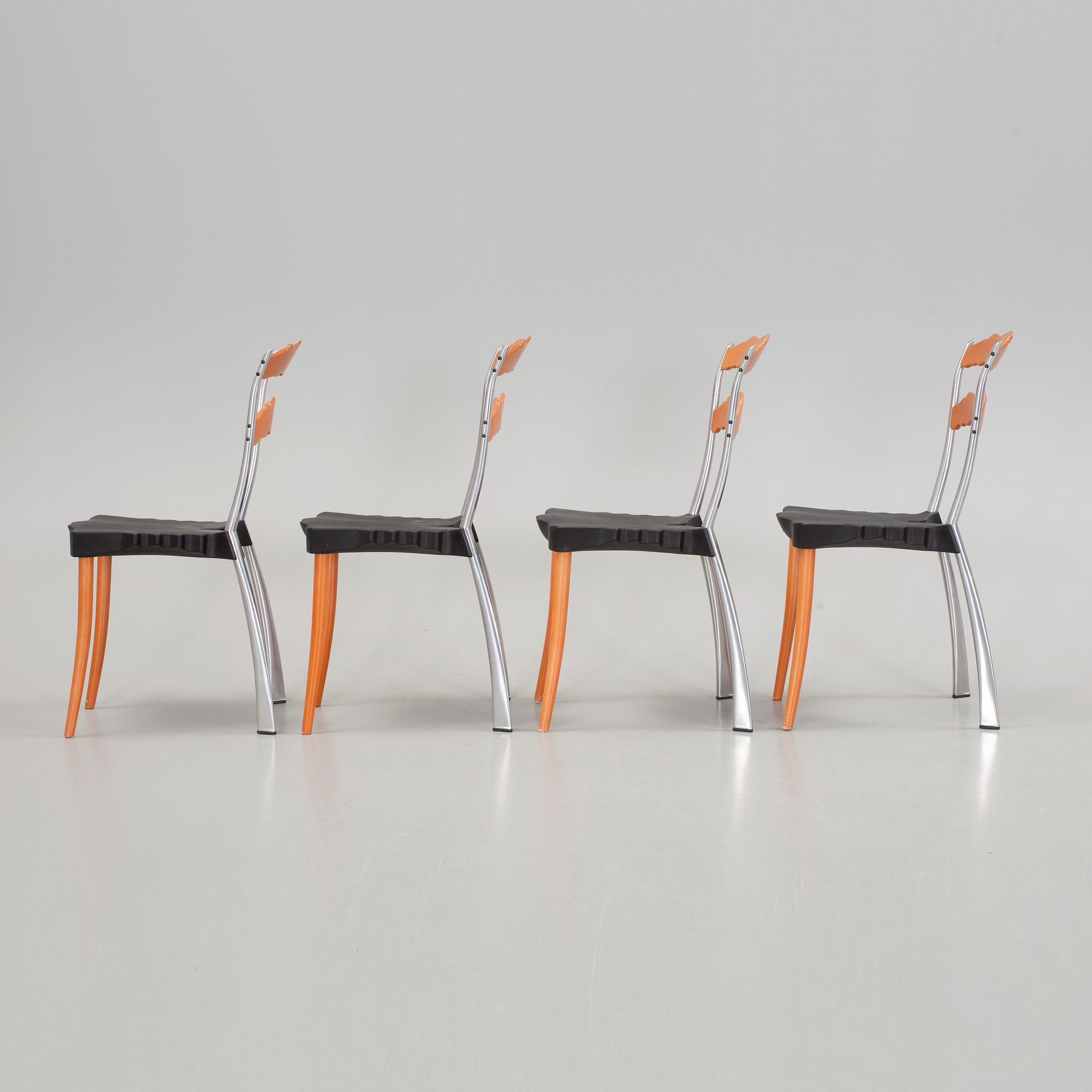 STOLAR, 4 st, "Sedlak", Borek Sipek för Vitra, 1992.