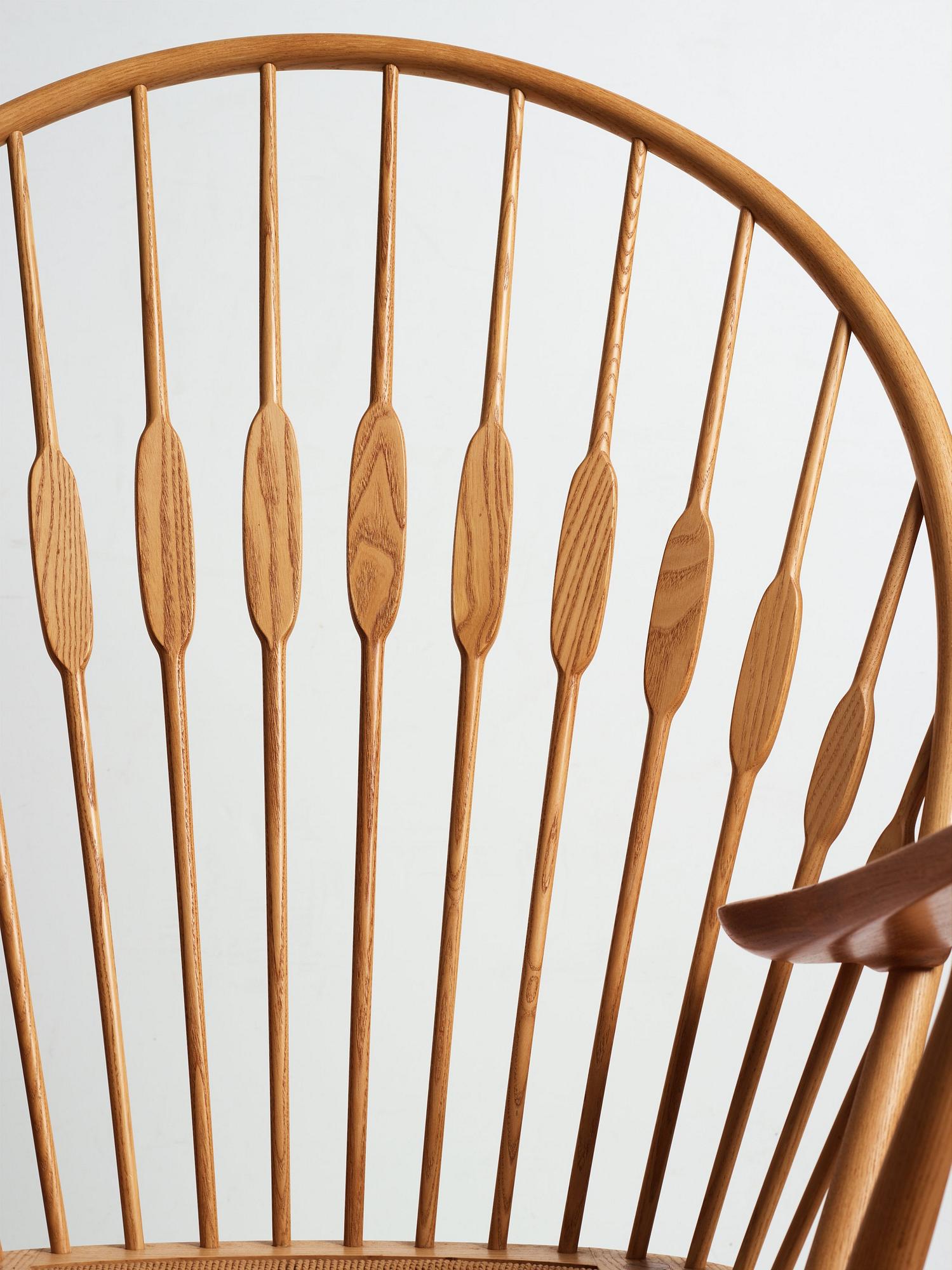 Hans J. Wegner, "Påfågelstolen / Peacock chair", Johannes Hansen, Danmark, 1950-60-tal.