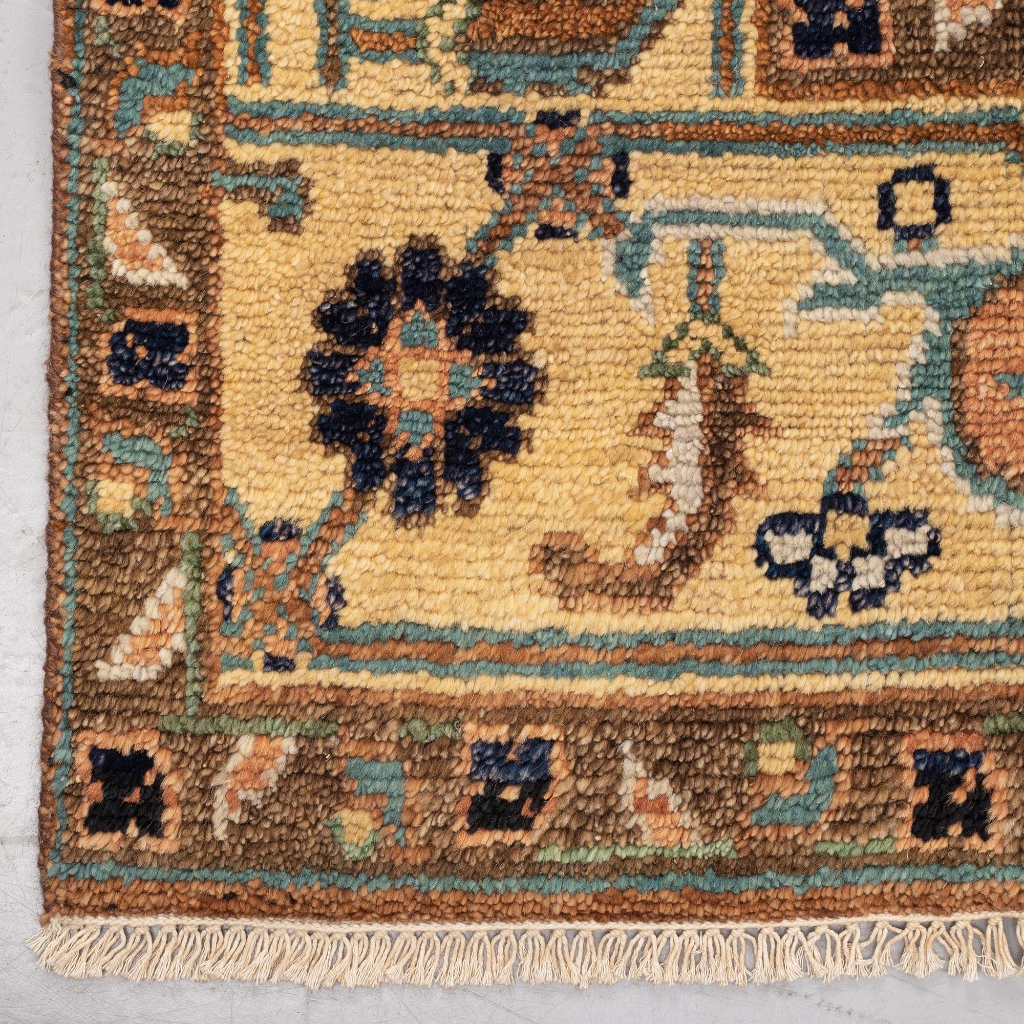 A carpet, Mamluk design, 300 x 245 cm.