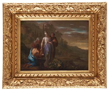 Arnold Houbraken, Pharaoh's daughter finding of Moses/Elijah, a pair.