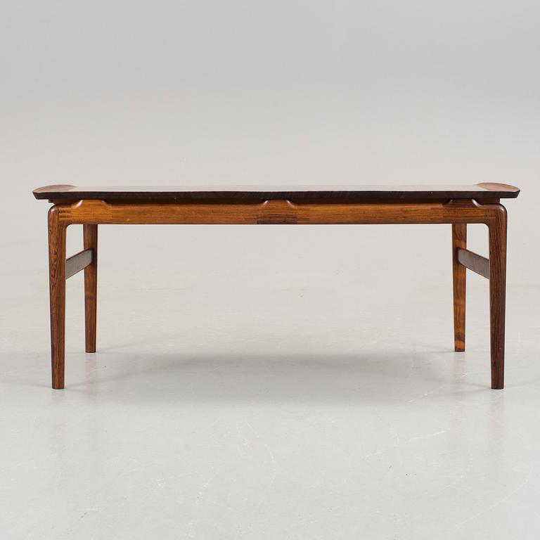 PETER HVIDT & ORLA MØLGAARD NIELSEN, a palisander sofa table, France & Son, Denmark 1960's.