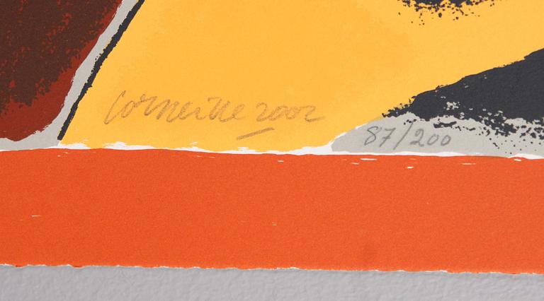 BEVERLOO CORNEILLE, färglitografi, sign o dat 2002, numr 87/200.