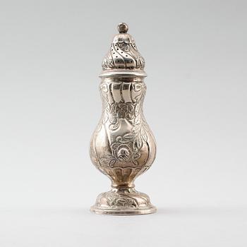 SOCKERSTRÖARE, silver (830), 1900-talets första hälft. Vikt ca 170 g.