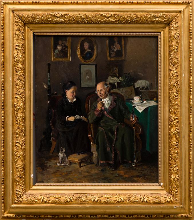 VLADIMIR EGOROVICH MAKOWSKY, FLICKA MED FARFAR.