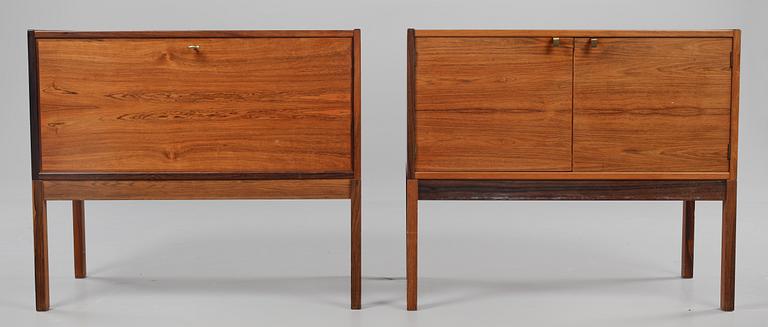 BARSKÅP samt SIDEBOARD, "Mini", ABRA Möbler, Taberg, 1960-tal.