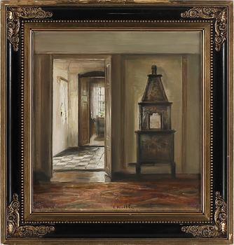 993. CARL HOLSOE, duk, signerad C. Holsöe.