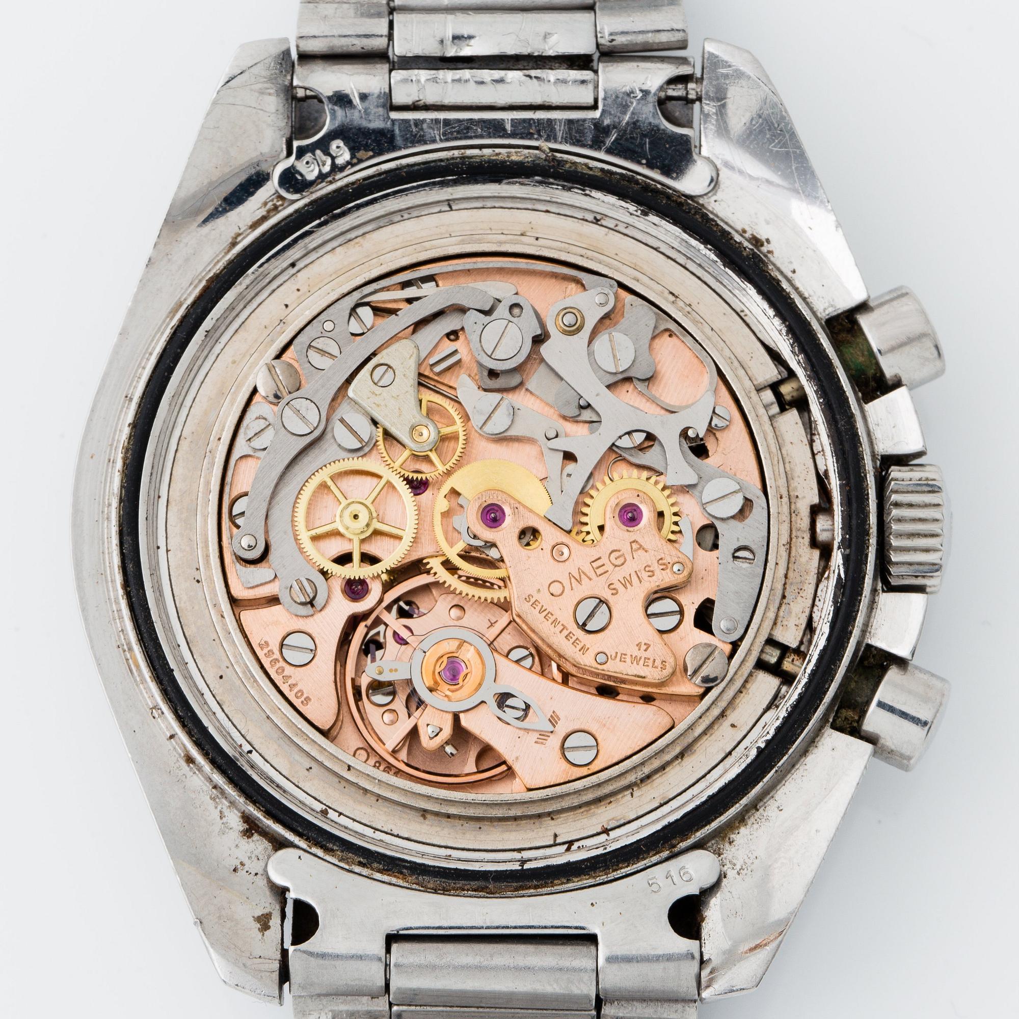 OMEGA, Speedmaster, "Tropical Dial", chronograph.