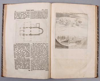 BOK, "Then första boken af Swea och Göta Minnings merken uthi Uplandz..." av Johan Peringskjöld, Stockholm 1710.