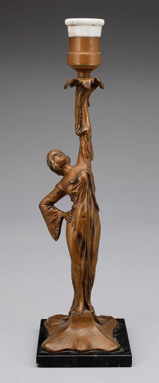 BORDSLAMPA, metall, jugend, 1900-tals början.