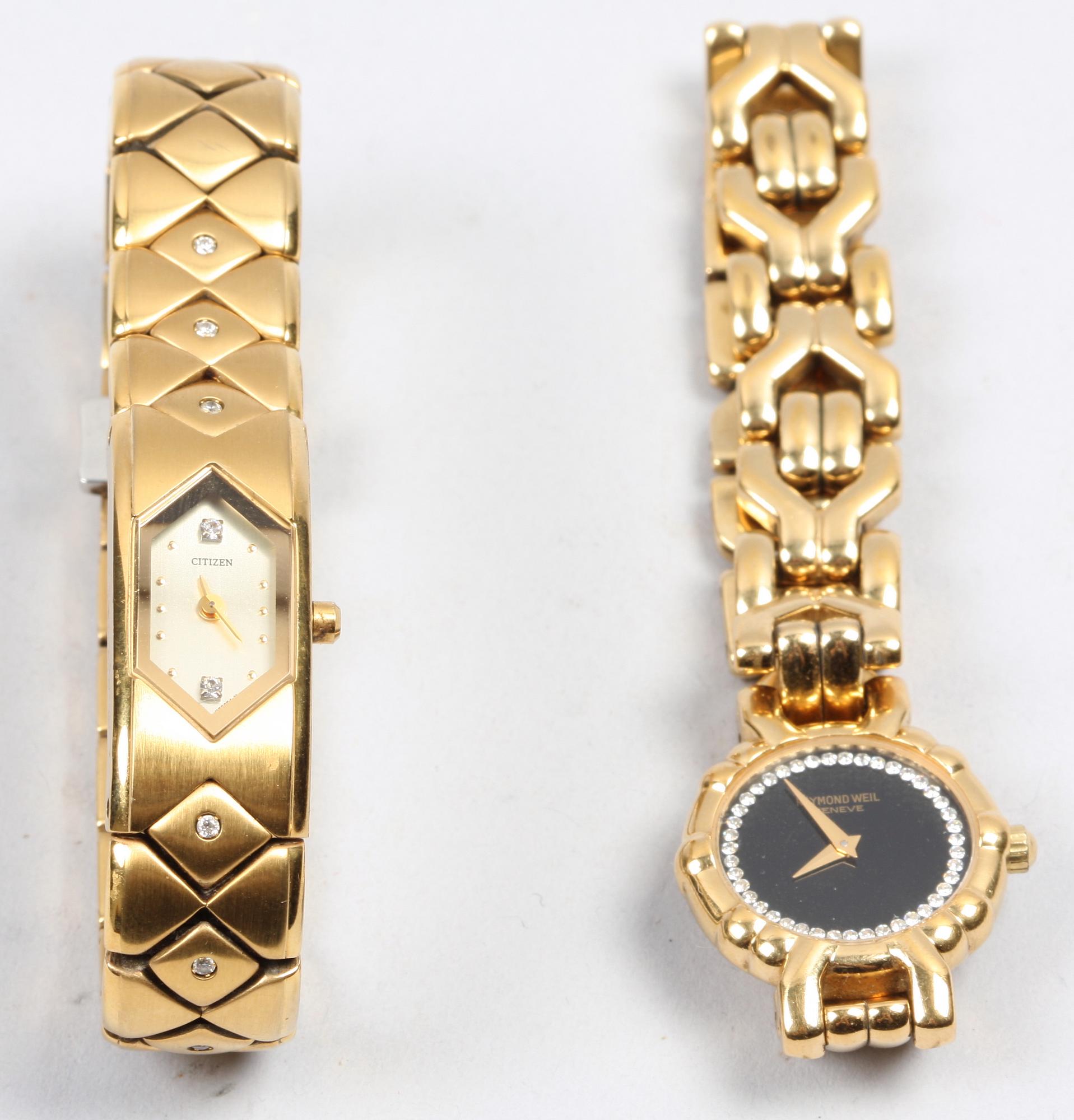 ARMBANDSUR, 2 st. Bl.a. Citizen.