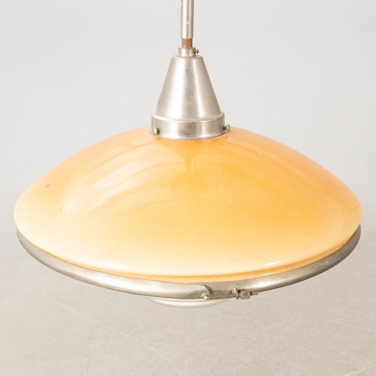 Otto Müller, Ceiling lamp, "Sistrah pendant", Megaphos, first half of the 20th century.