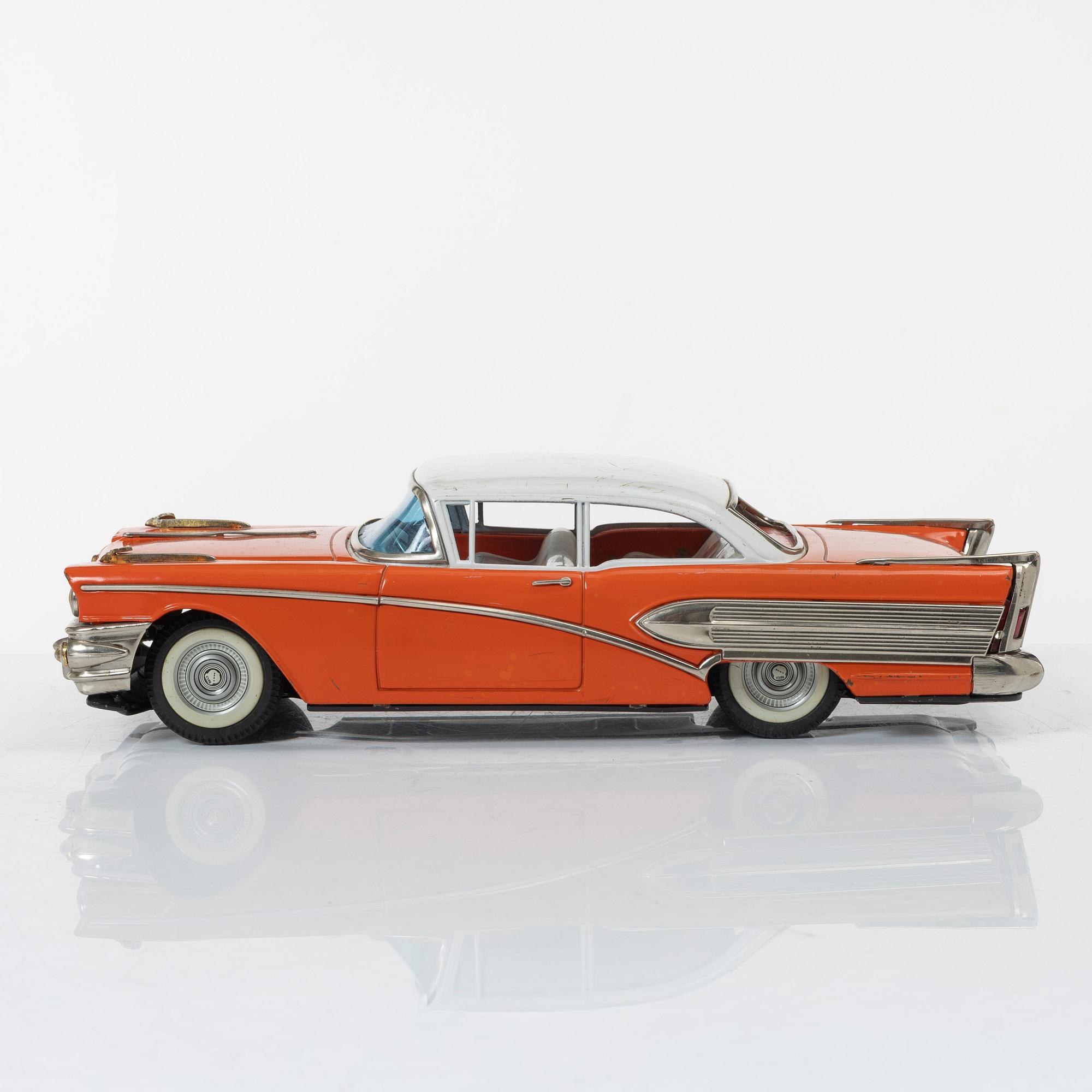 Asahi Toy Company, toy car, Buick model from 1958, Japan.