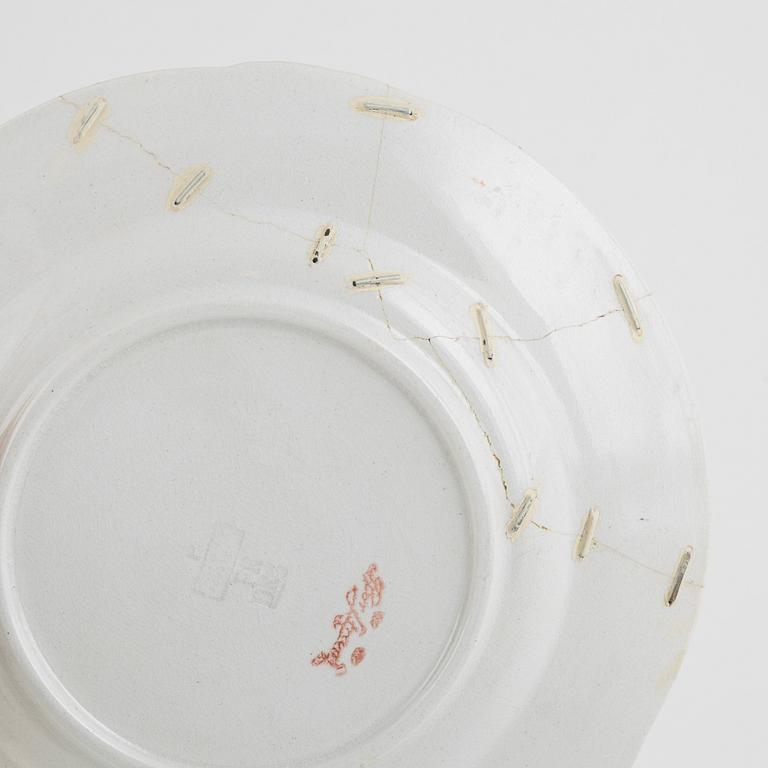 Alf Wallander, crayfish service, 13 pieces, earthenware, Rörstrand.