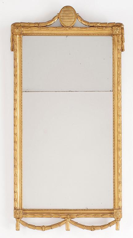 SPEGEL, sengustaviansk, omkring år 1800.