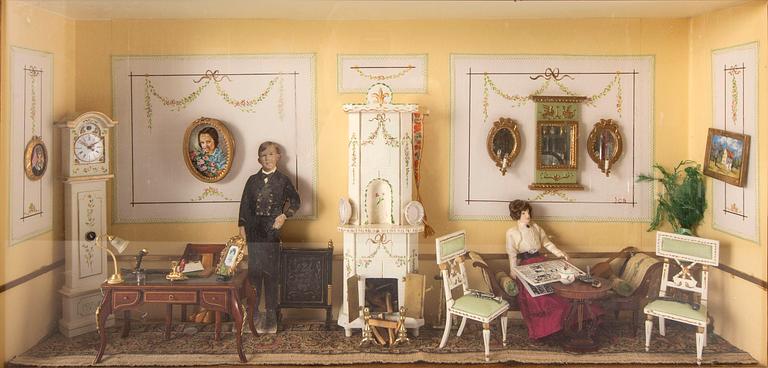 Carin Backlund, tittskåp signerat 1900-talets senare del.