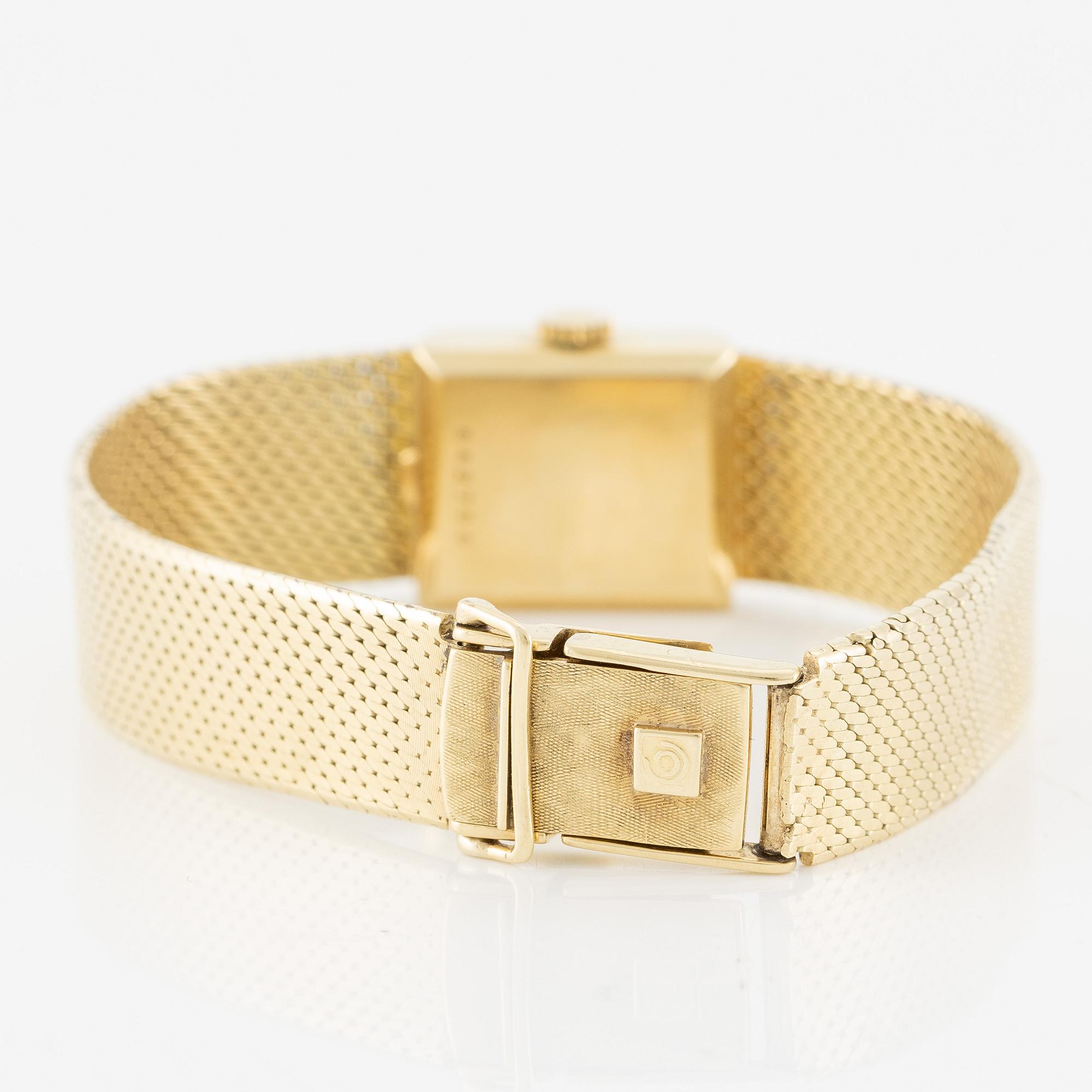 Certina, wristwatch, 14K gold, 15 mm.
