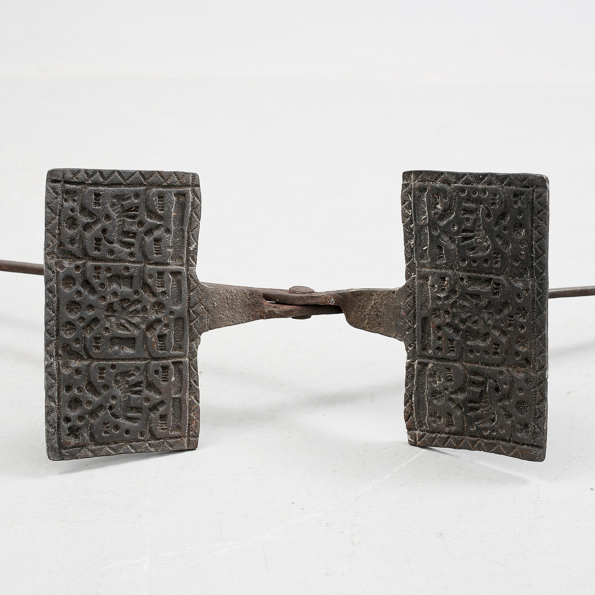 RÅNJÄRN, gjutjärn och smidesjärn. 1700-tal.