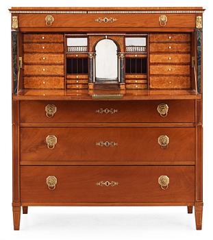 A Swedish Empire circa 1820 secretaire.