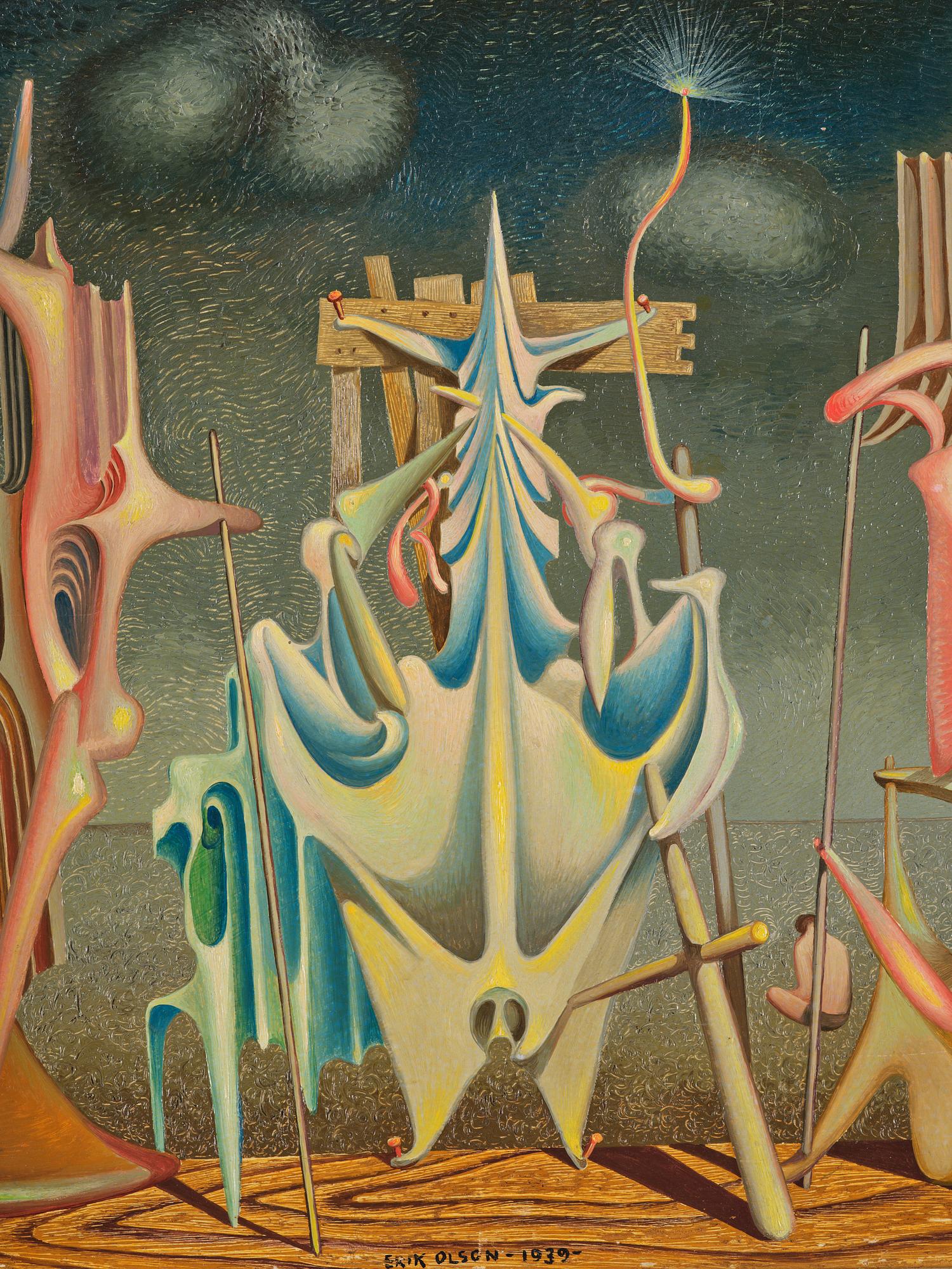 Erik Olson, "Krucifixion-exekution".