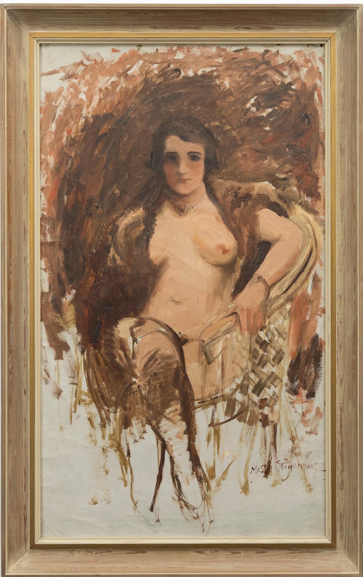 Mosse Stoopendaal, Translation: "Seated model".