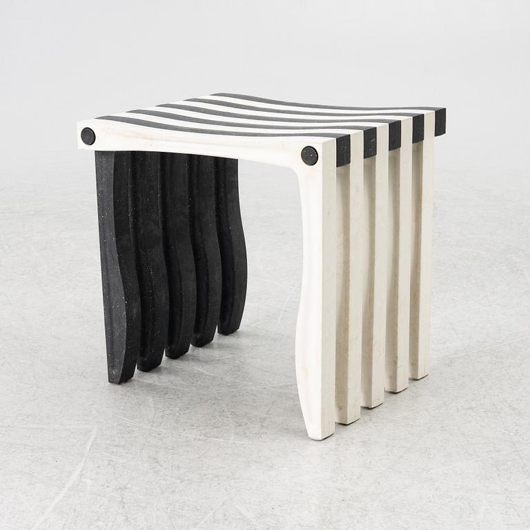 Shigeru Ban, stool/chair, "10-unit" system, Artek, 21st century.
