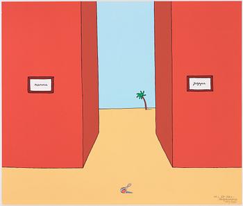 MARIE-LOUISE EKMAN, portfolio with 3 serigraphs in colour, each signed Marie-Louise De Geer-Bergenstråhle & numb 124/150.