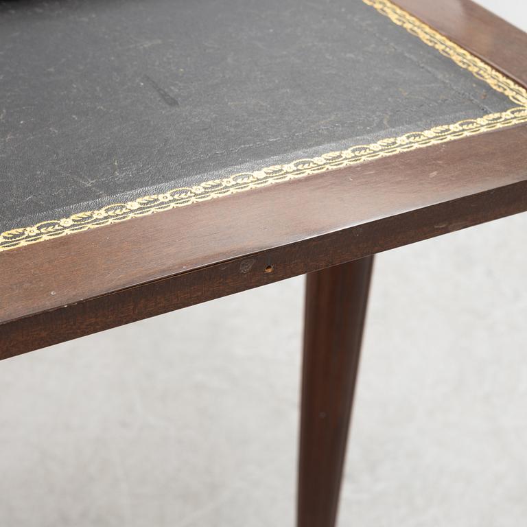 A Louis XVI style mahogany desk, 20th Century.
