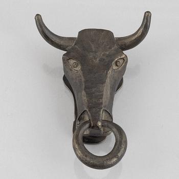 Erik Höglund, attributed to. A cast-iron door knocker, Boda Smide.