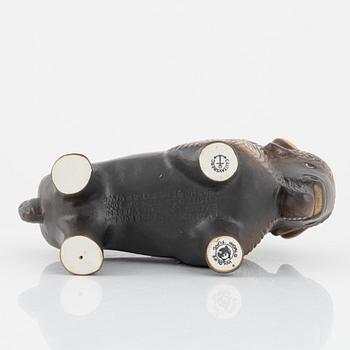 Lisa Larson, "Visent", figurin, stengods, Gustavsberg.