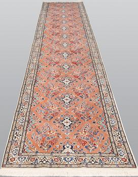 Gallerimatta, Nain part silk s.k 6LAA, ca 448 x 88 cm.